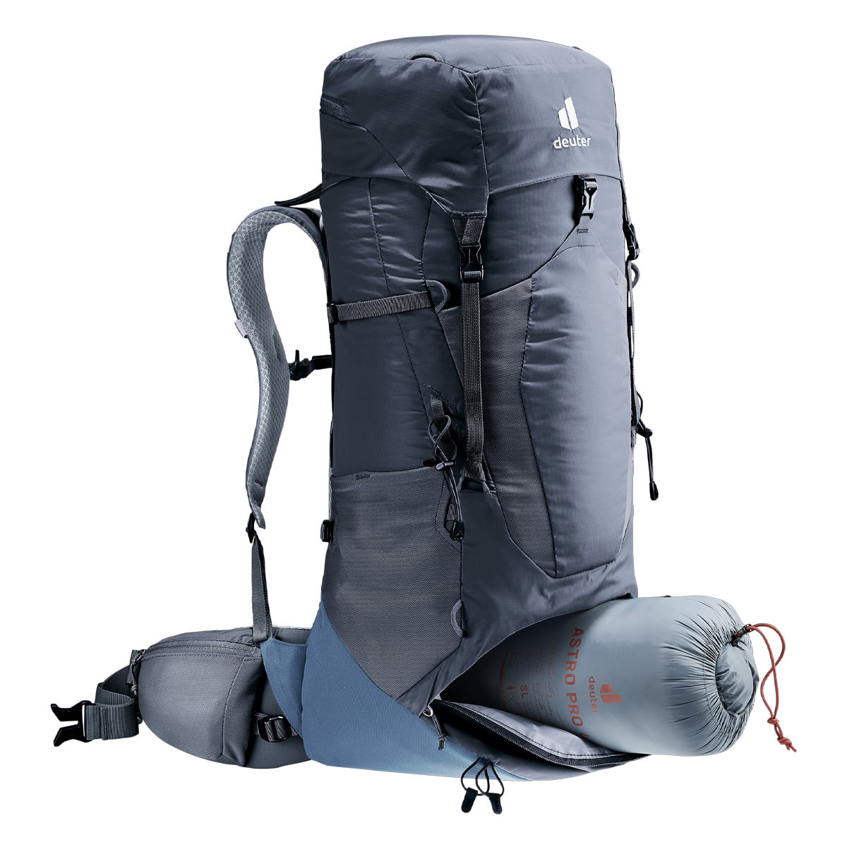 Rucsac Barbati Deuter Aircontact Lite 40+10L Black/Marine