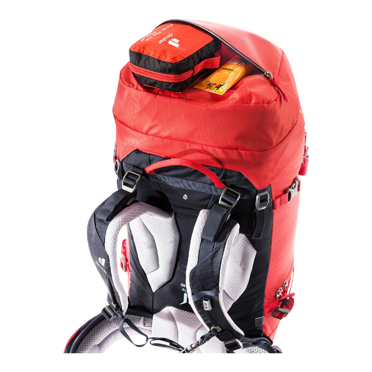 Rucsac Femei Deuter Guide 42+8L SL Papaya-Redwood Red