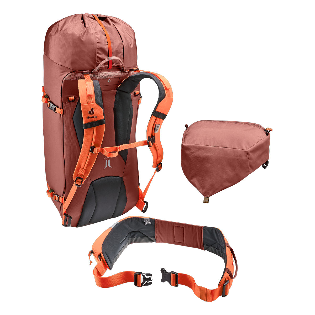 Rucsac Guide 34+8 Redwood Papaya