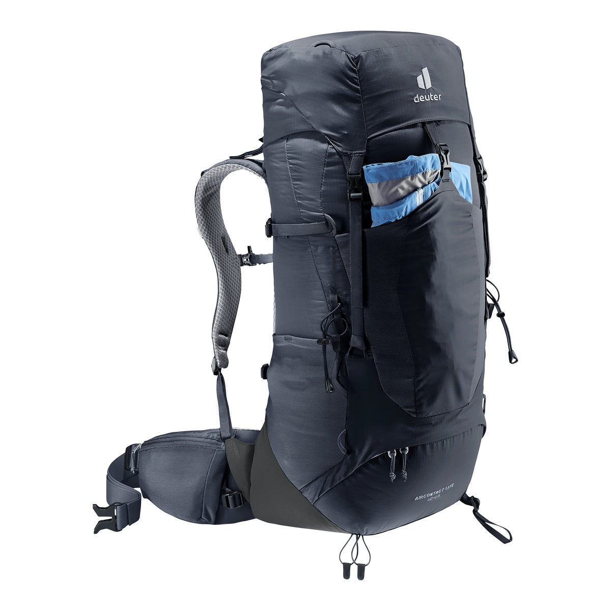Rucsac Munte Barbati Deuter Aircontact Lite 40 + 10 Black-Graphite