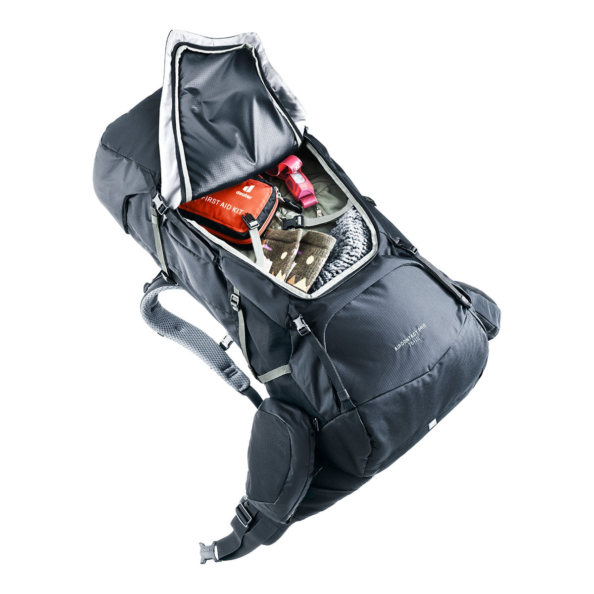 Rucsac Munte Barbati Deuter Aircontact Pro 75+10 Black