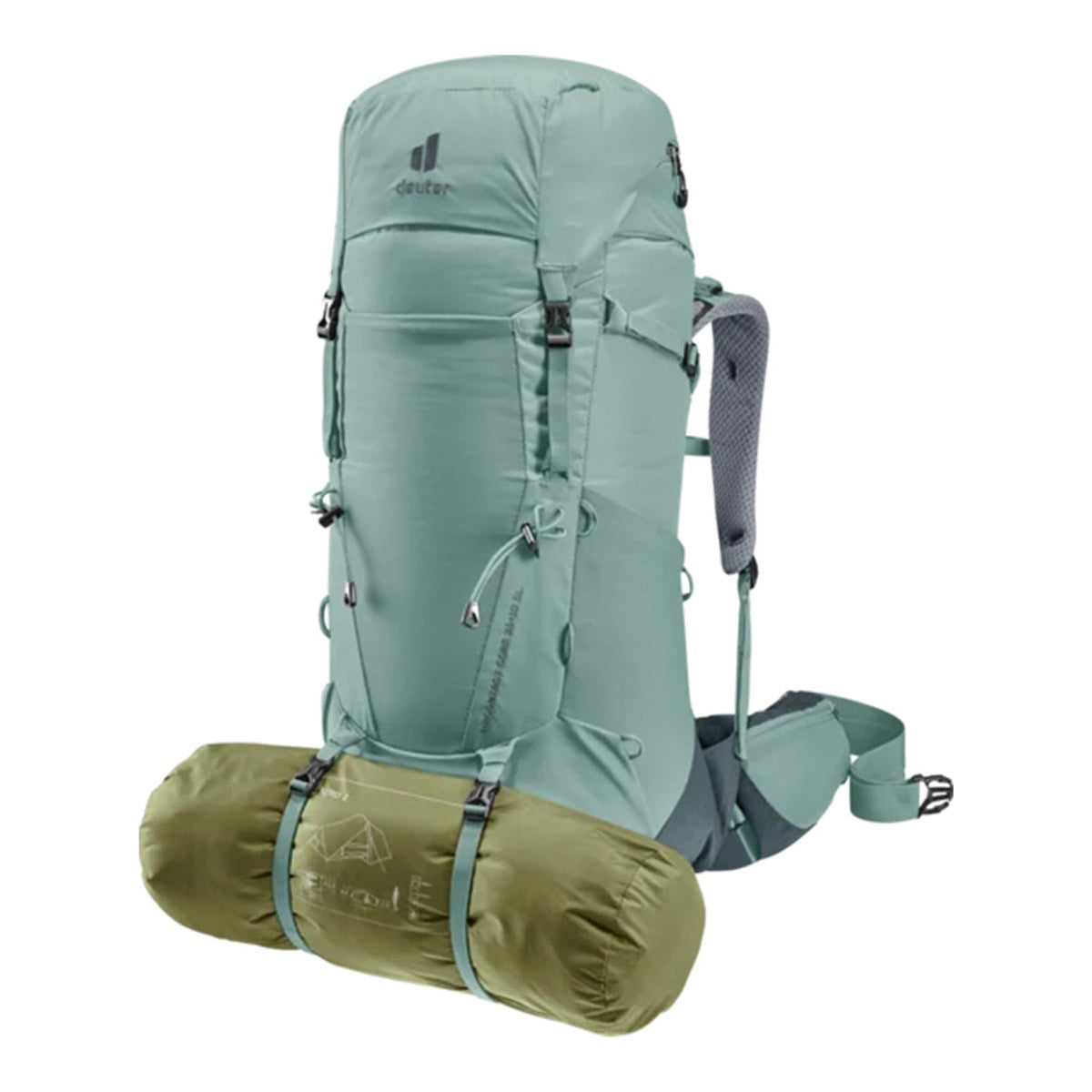 Rucsac Munte Femei Deuter Aircontact Core 35+10 SL Paprika-Graphite Aquamarine