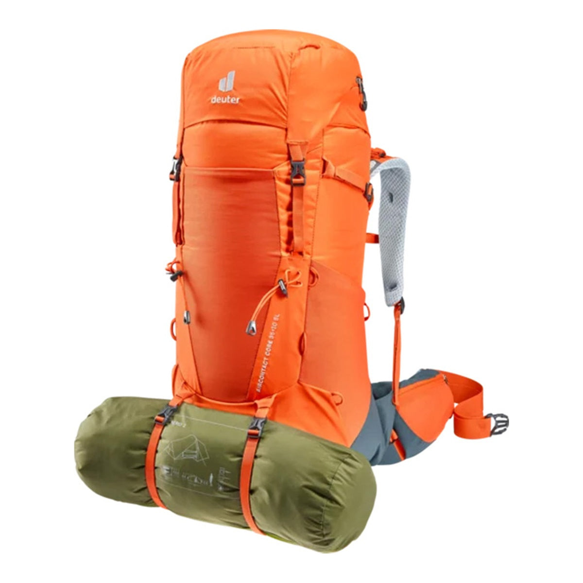 Rucsac Munte Femei Deuter Aircontact Core 35+10 SL Paprika-Graphite Orange