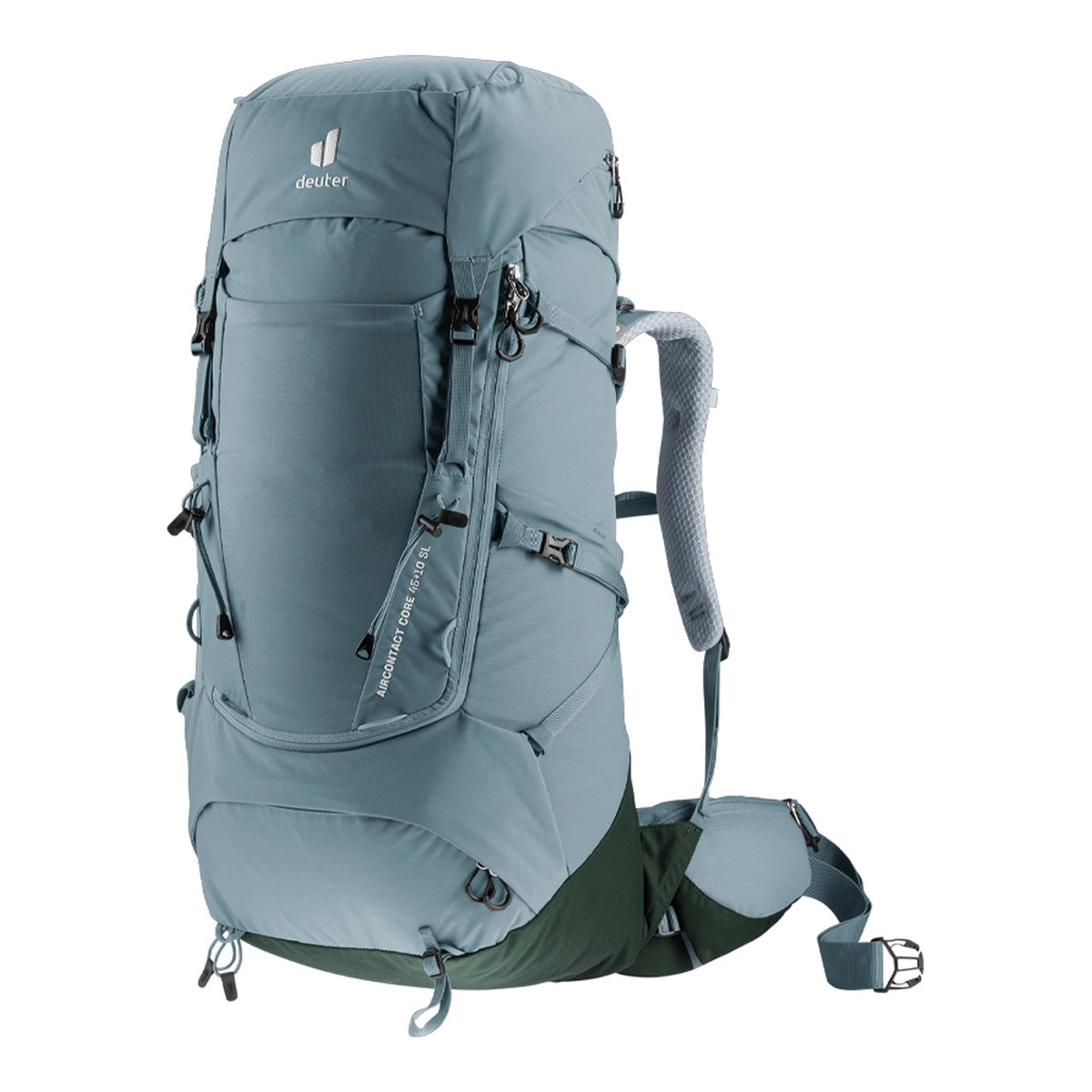 Rucsac Munte Femei Deuter Aircontact Core 45+10 SL Paprika-Graphite Aquamarine