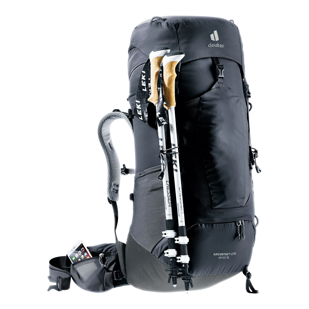 Rucsac Munte Femei Deuter Aircontact Lite 45 + 10 SL Black