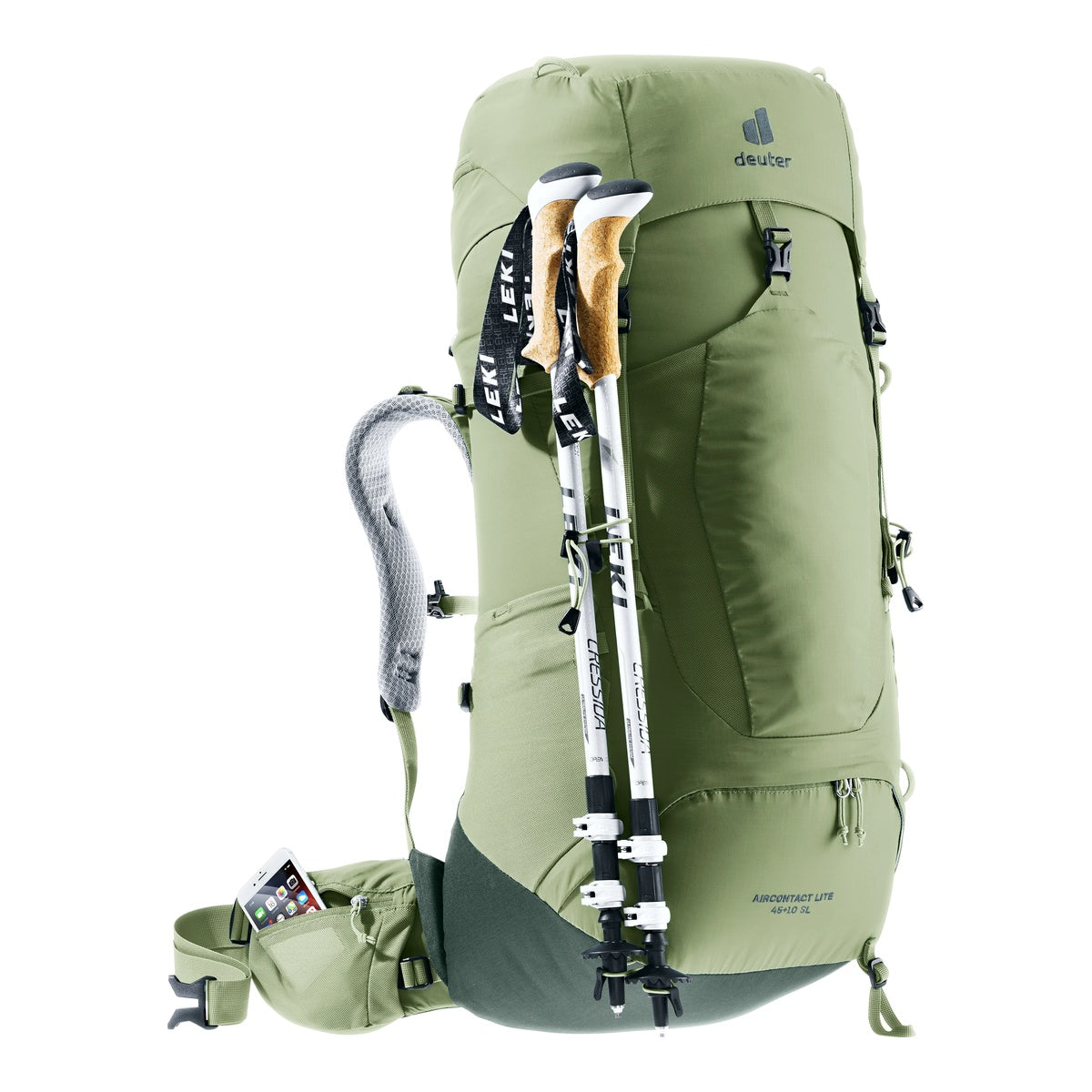 Rucsac Munte Femei Deuter Aircontact Lite 45 + 10 SL Grove-Ivy