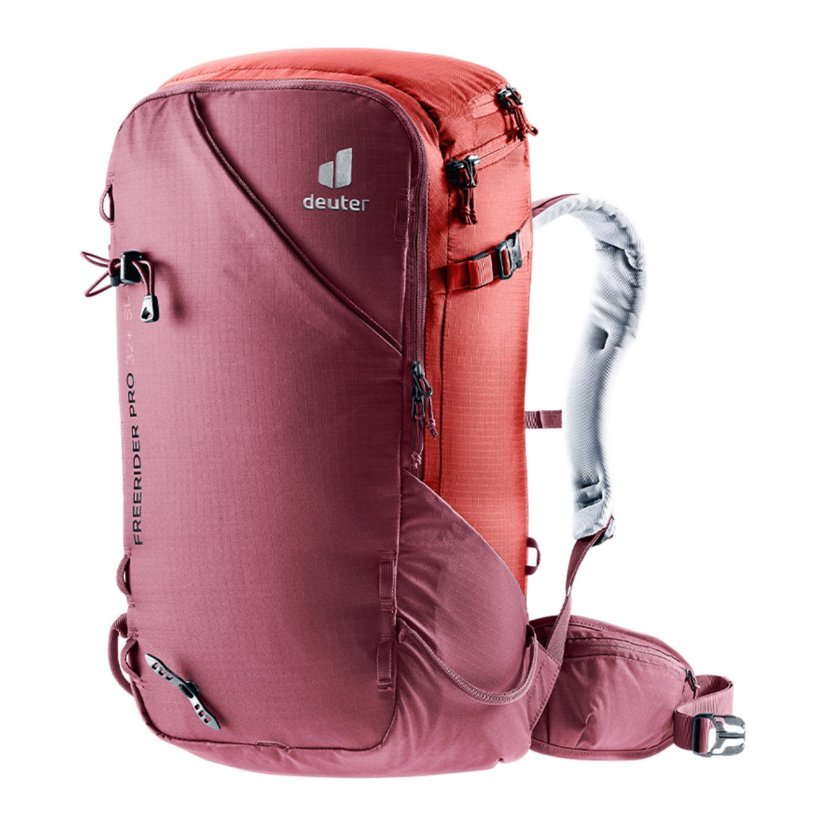 Rucsac Schi Femei Deuter Freerider Pro 32+ SL Maron-Currant Purple