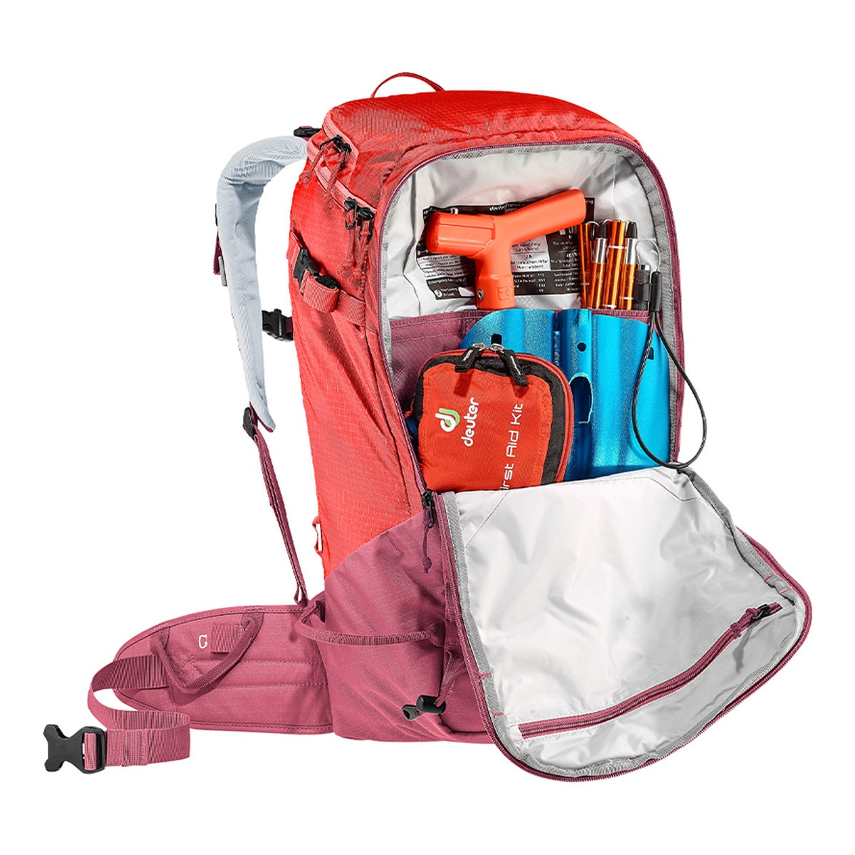 Rucsac Schi Femei Deuter Freerider Pro 32+ SL Maron-Currant Purple