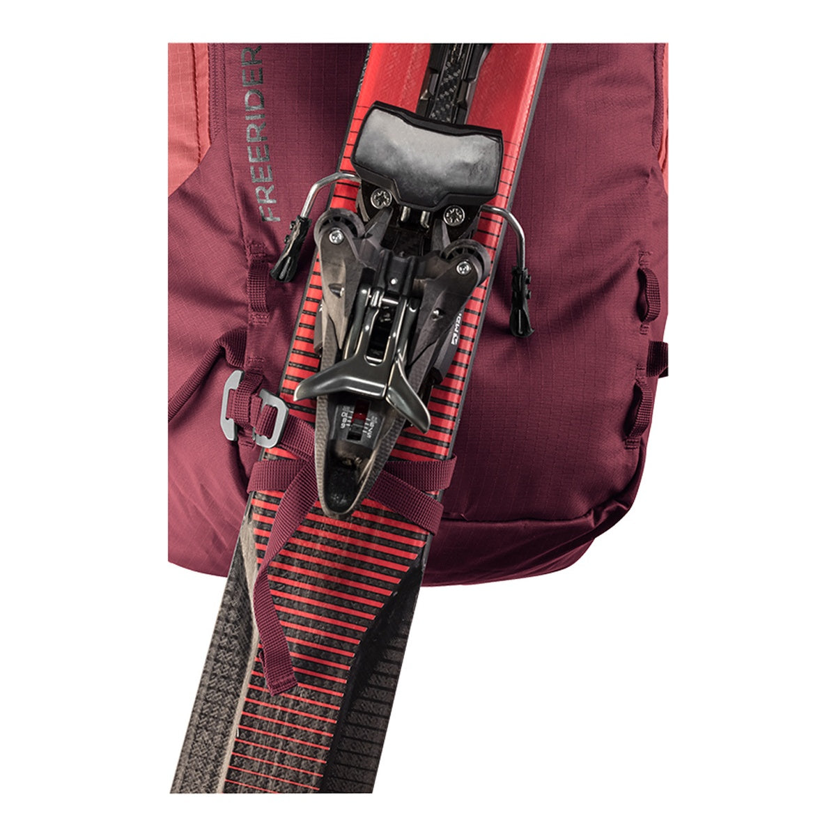 Rucsac Schi Femei Deuter Freerider Pro 32+ SL Maron-Currant Purple