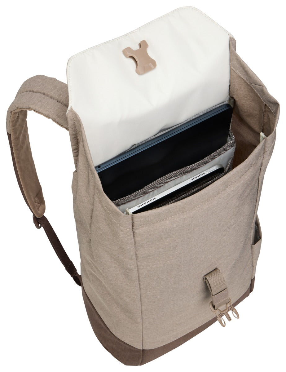 Rucsac urban cu compartiment laptop, Thule, Lithos, 16L, Nuanced Brown
