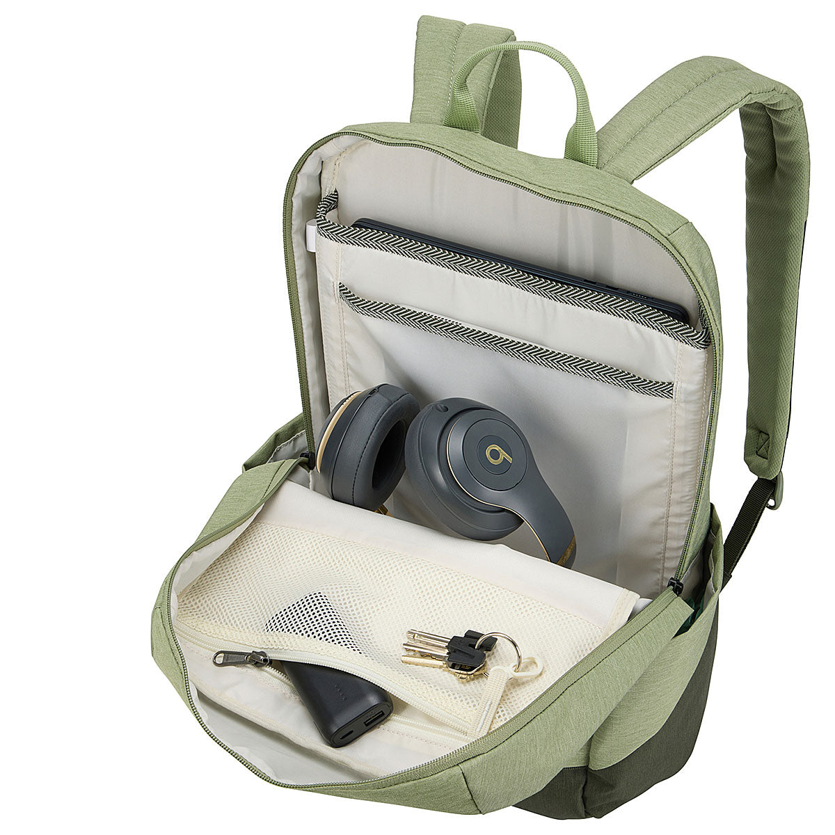 Rucsac urban cu compartiment laptop, Thule, Lithos, 20L, Quiet Green