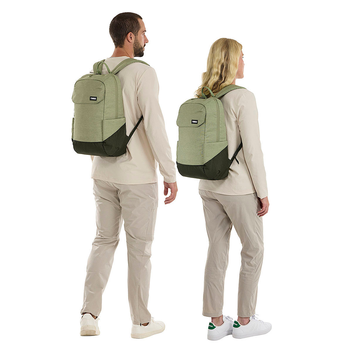 Rucsac urban cu compartiment laptop, Thule, Lithos, 20L, Quiet Green