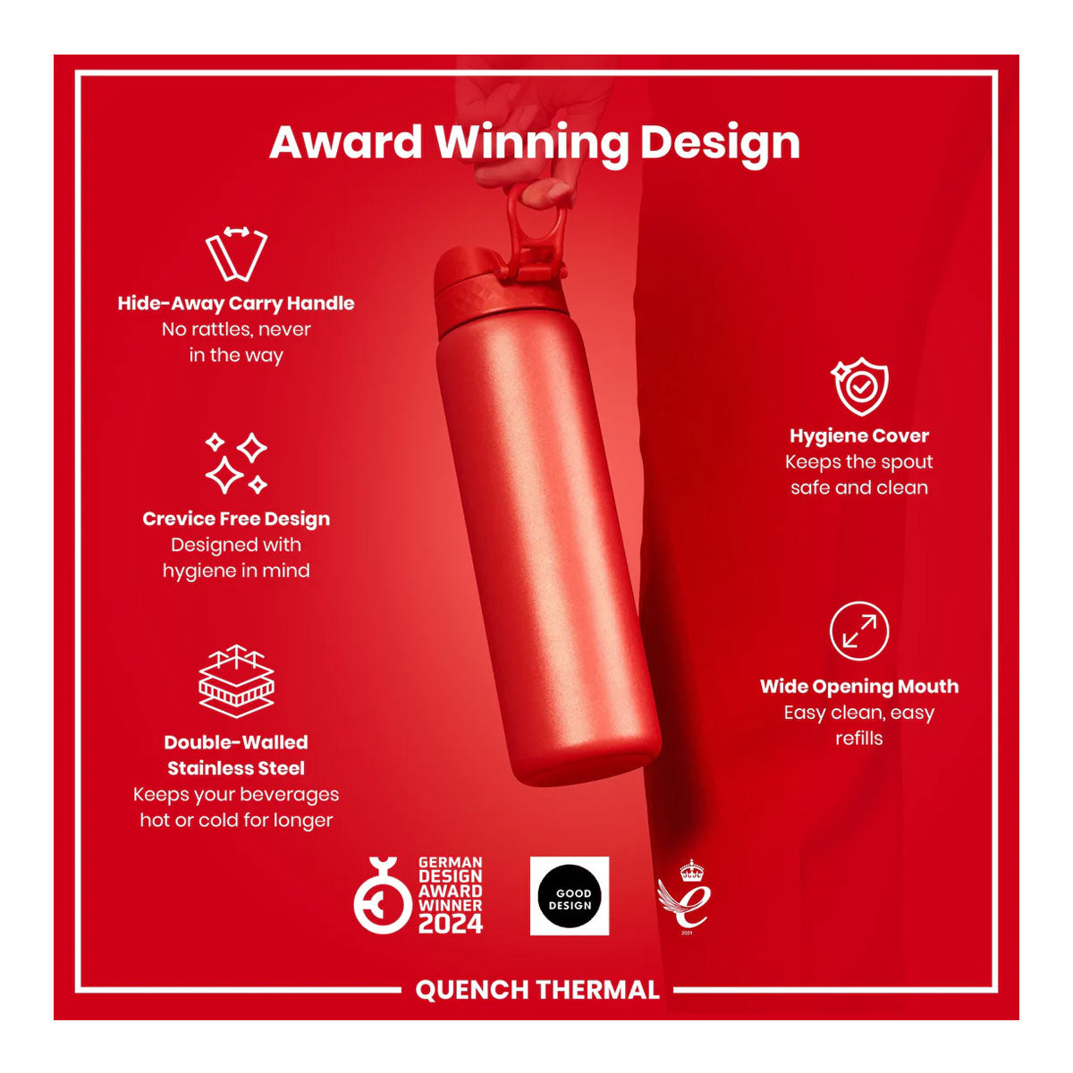Termos ION8 Inox Red 920ML